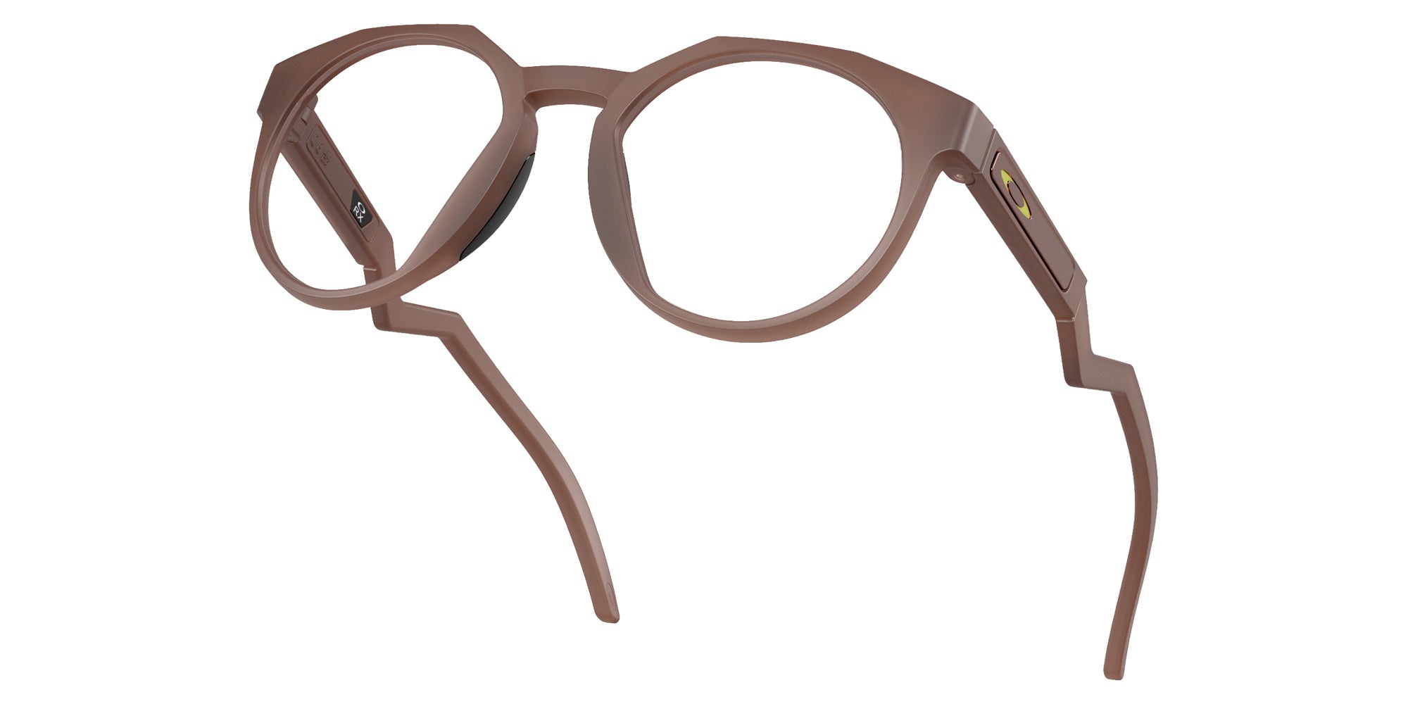 Oakley® OX8139 HSTN RX OX8139 813911 50 Eyeglasses - Transparent Mahogany 813911