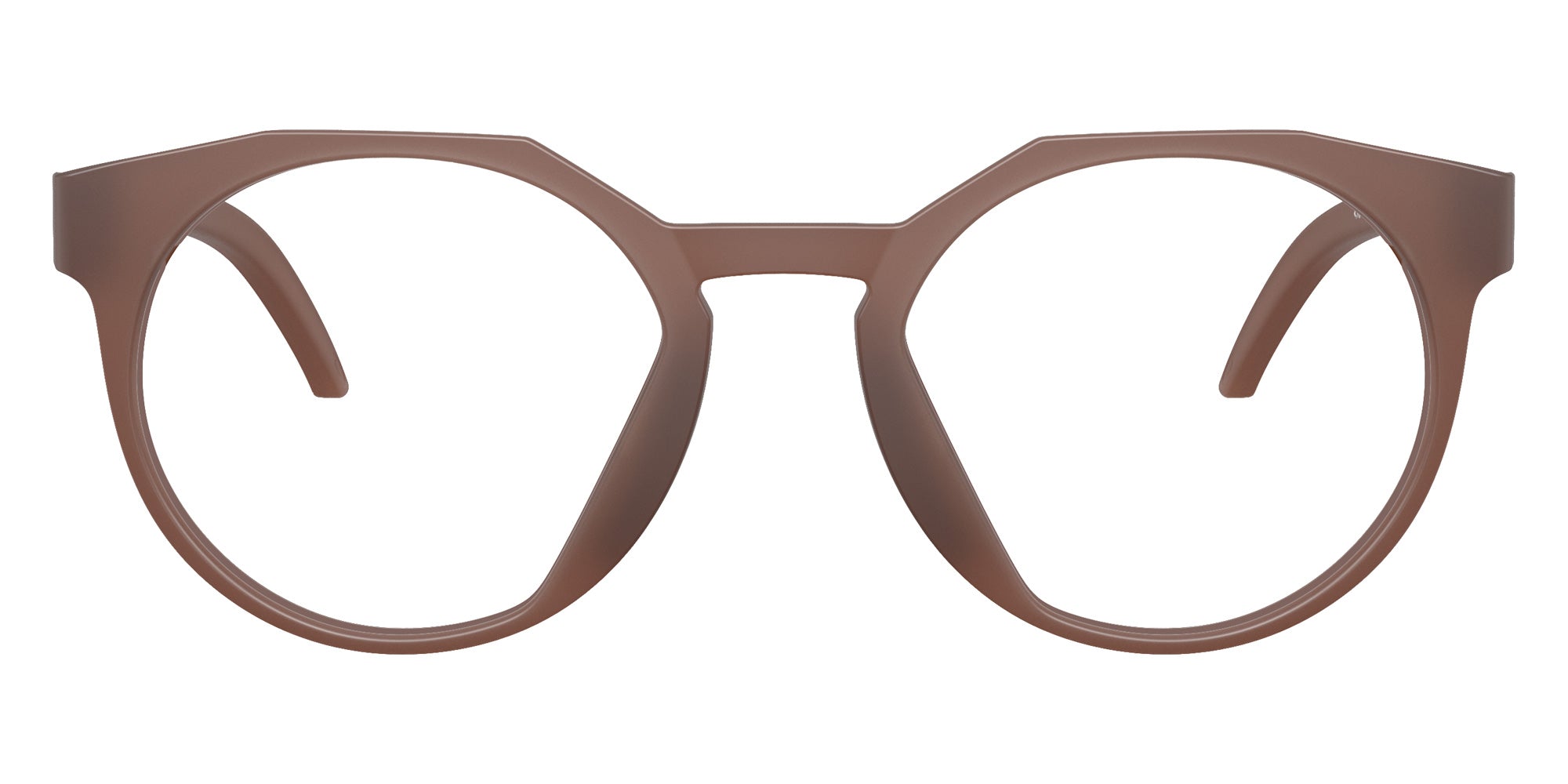 Oakley® OX8139A HSTN RX A OX8139A 813911 52 Eyeglasses - Transparent Mahogany 813911