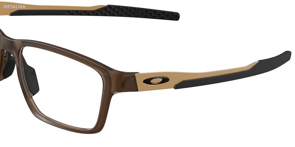 Oakley® OX8153 METALINK OX8153 815318 53 Eyeglasses - Matte Gray Ink