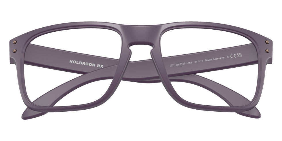 Oakley® OX8156 HOLBROOK RX Eyeglasses - Matte Aubergine
