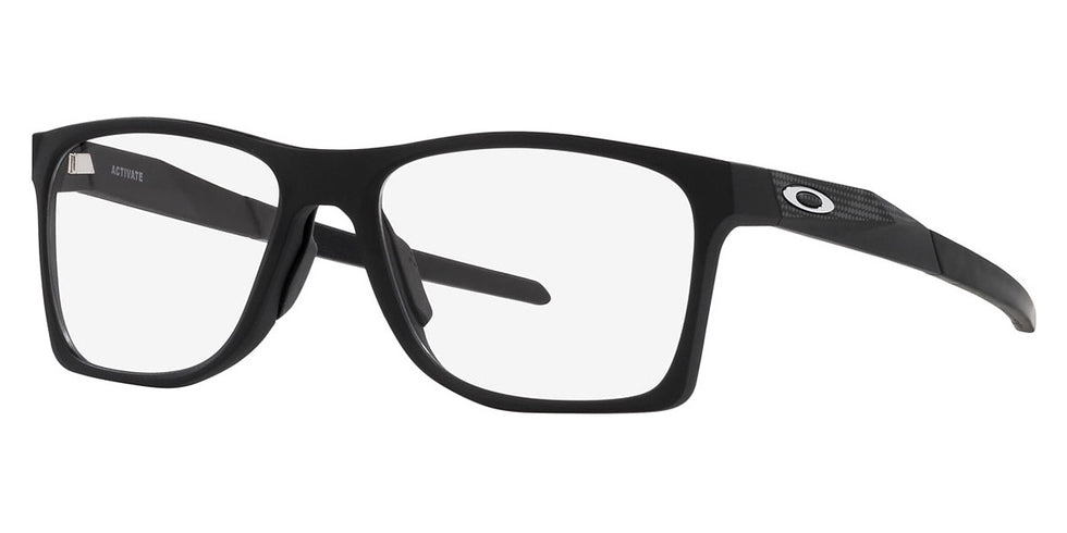 Oakley® OX8173 Activate OX8173 817307 55 - Satin Black Eyeglasses