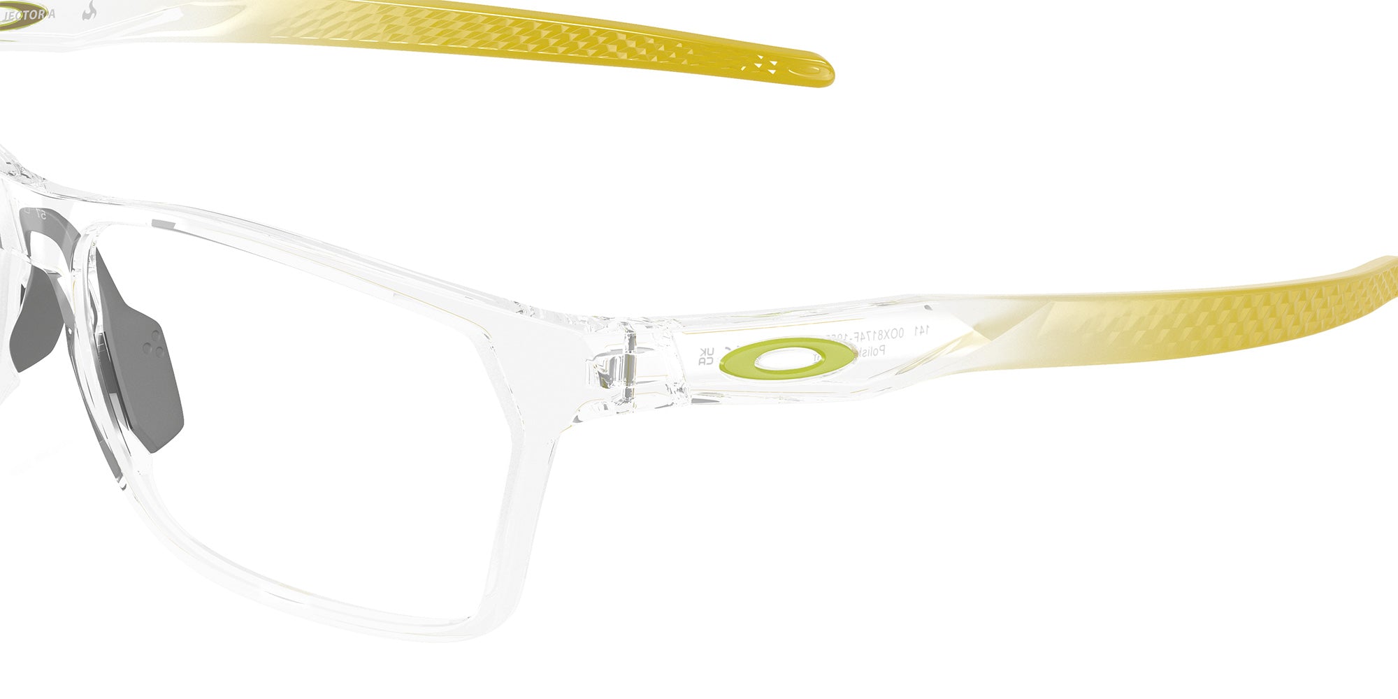 Oakley® OX8174F HEX JECTOR (A) OX8174F 817410 54 Eyeglasses - Polished Clear 817410