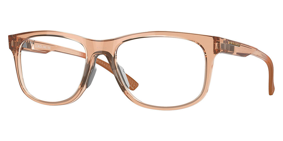 Oakley® OX8175 Leadline Rx OX8175 817508 52 - Polished Transparent Sepia Eyeglasses