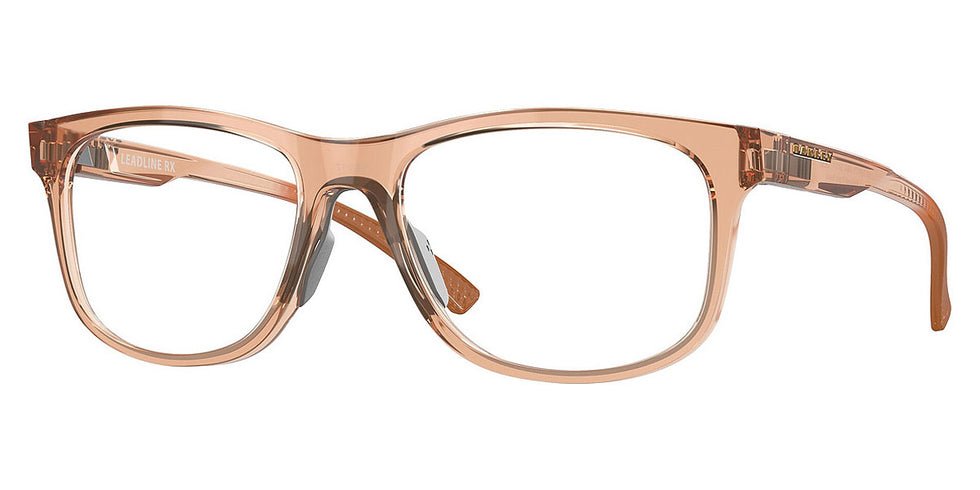Oakley® OX8175 Leadline Rx OX8175 817508 52 - Polished Transparent Sepia Eyeglasses