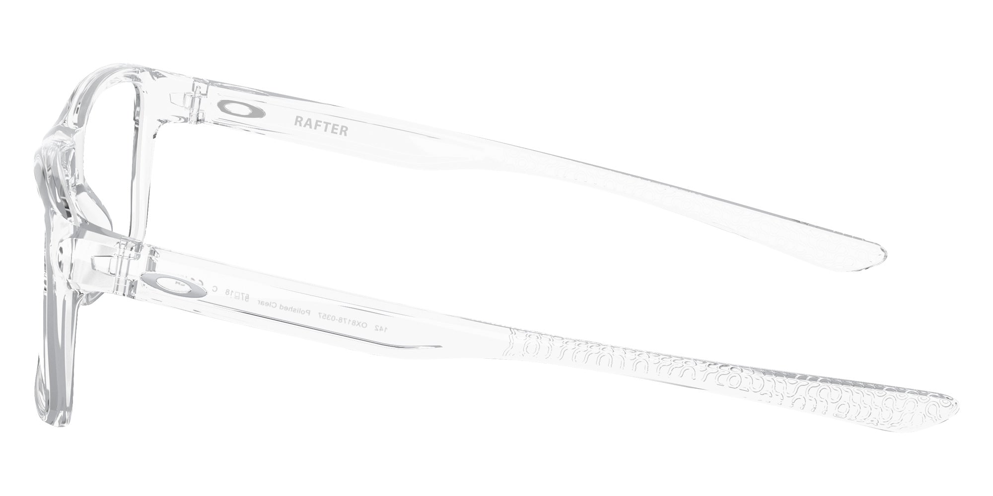 Oakley® OX8178 RAFTER OX8178 817803 53 Eyeglasses - Polished Clear 817803