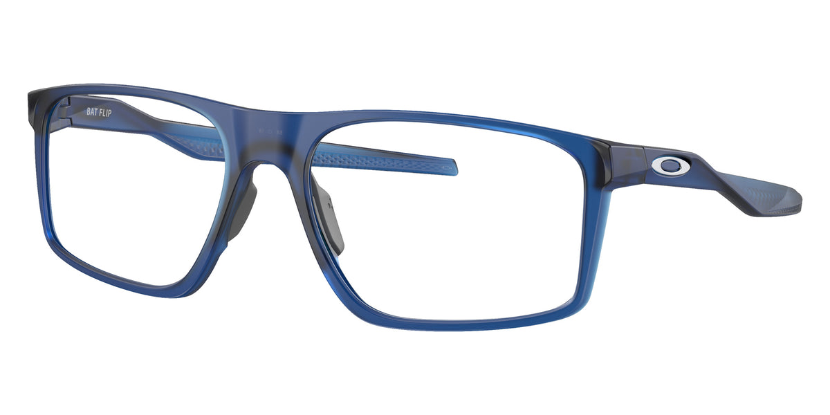 Oakley® OX8183 BAT FLIP OX8183 818303 54 Eyeglasses - Matte Transparent Blue 818303