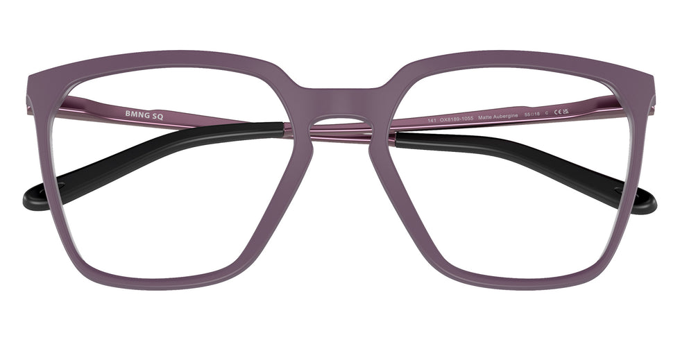 Oakley® OX8189 BMNG SQ Eyeglasses - Aubergine Metal