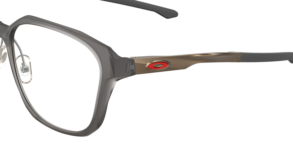 Oakley® OX8193 SLENDER OX8193 819302 59 Eyeglasses - Pewter/Satin Gray Smoke