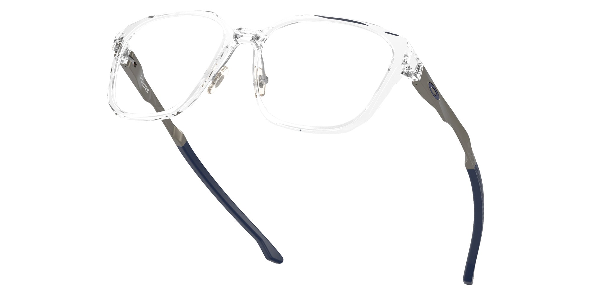 Oakley® OX8193 SLENDER OX8193 819303 59 Eyeglasses - Matte Gunmetal/Polished Clear