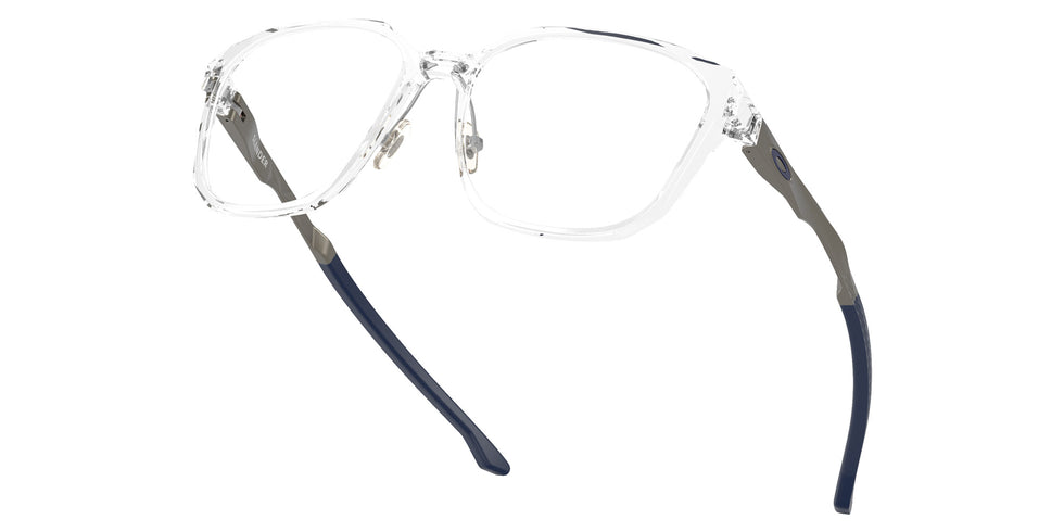 Oakley® OX8193 SLENDER OX8193 819303 59 Eyeglasses - Matte Gunmetal/Polished Clear