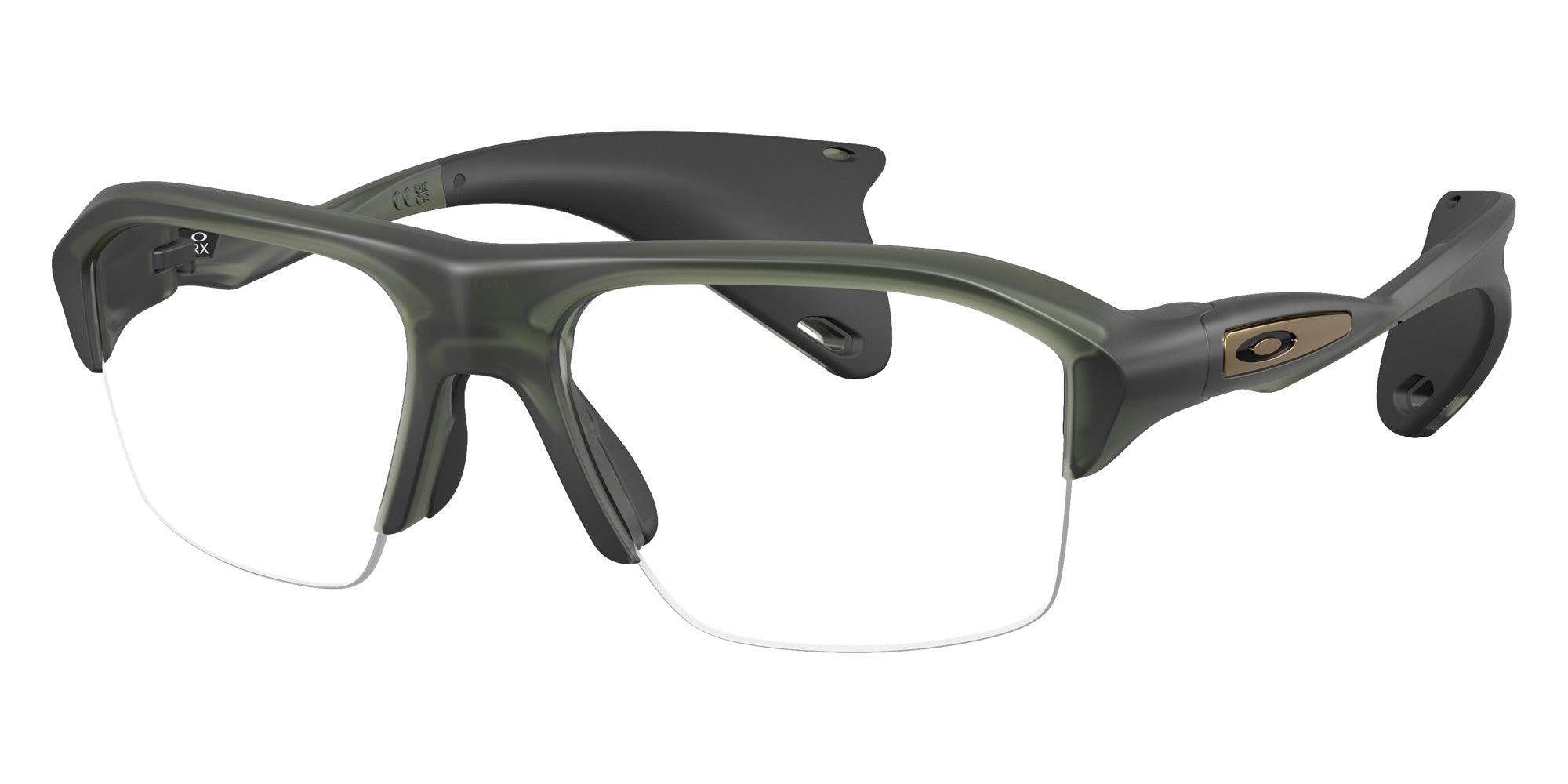 Oakley® OX8198 STUNT GLIDER OX8198 819803 60 Eyeglasses - Matte Olive Ink