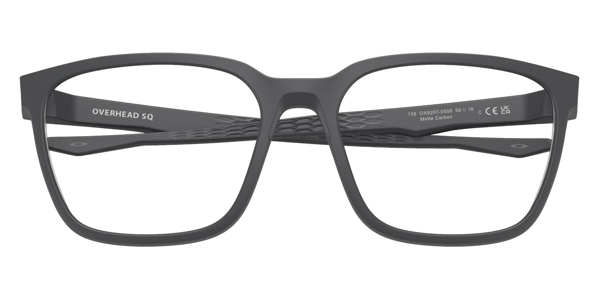Oakley® OX8207 OVERHEAD SQ Eyeglasses - Matte Carbon