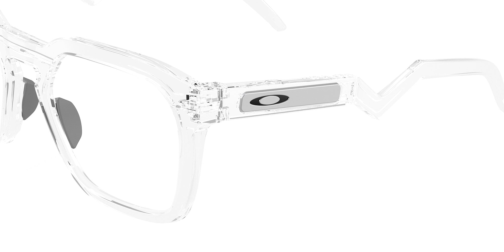 Oakley® OX8208 HSTN SQ RX OX8208 820802 52 Eyeglasses - Polished Clear 820802