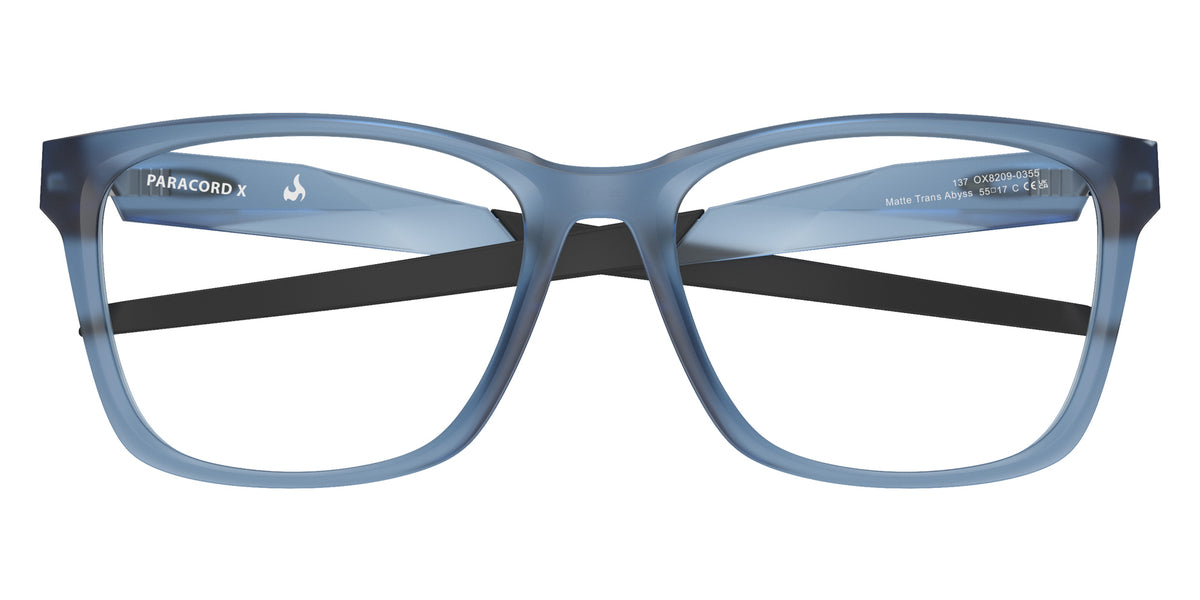 Oakley® OX8209 PARACORD X Eyeglasses - Matte Transparent Abyss