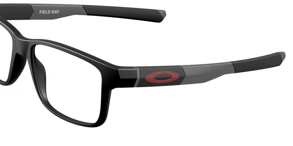 Oakley® OY8007 FIELD DAY OY8007 800708 50 Eyeglasses - Satin Black Cardinal