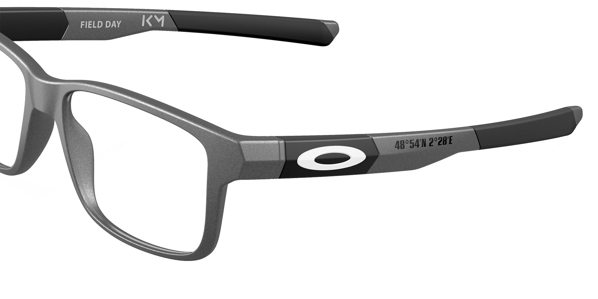 Oakley® OY8007 FIELD DAY OY8007 800714 46 Eyeglasses - Steel 800714