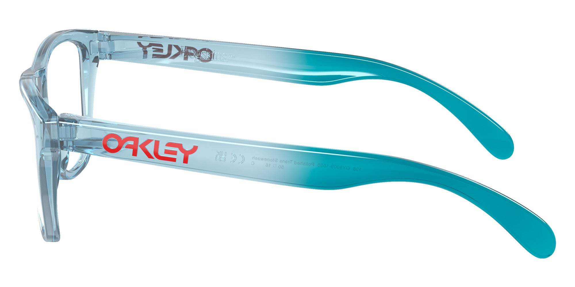 Oakley® OY8009 FROGSKINS XS RX OY8009 800910 48 Eyeglasses - Polished Translucent Stonewash