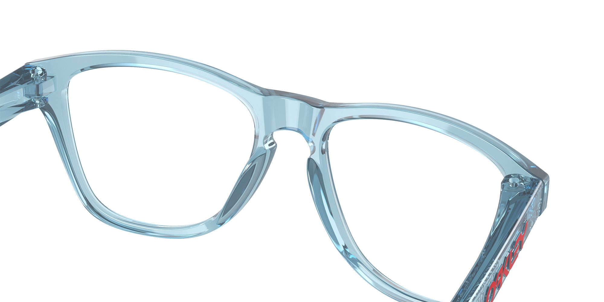Oakley® OY8009 FROGSKINS XS RX OY8009 800910 48 Eyeglasses - Polished Translucent Stonewash