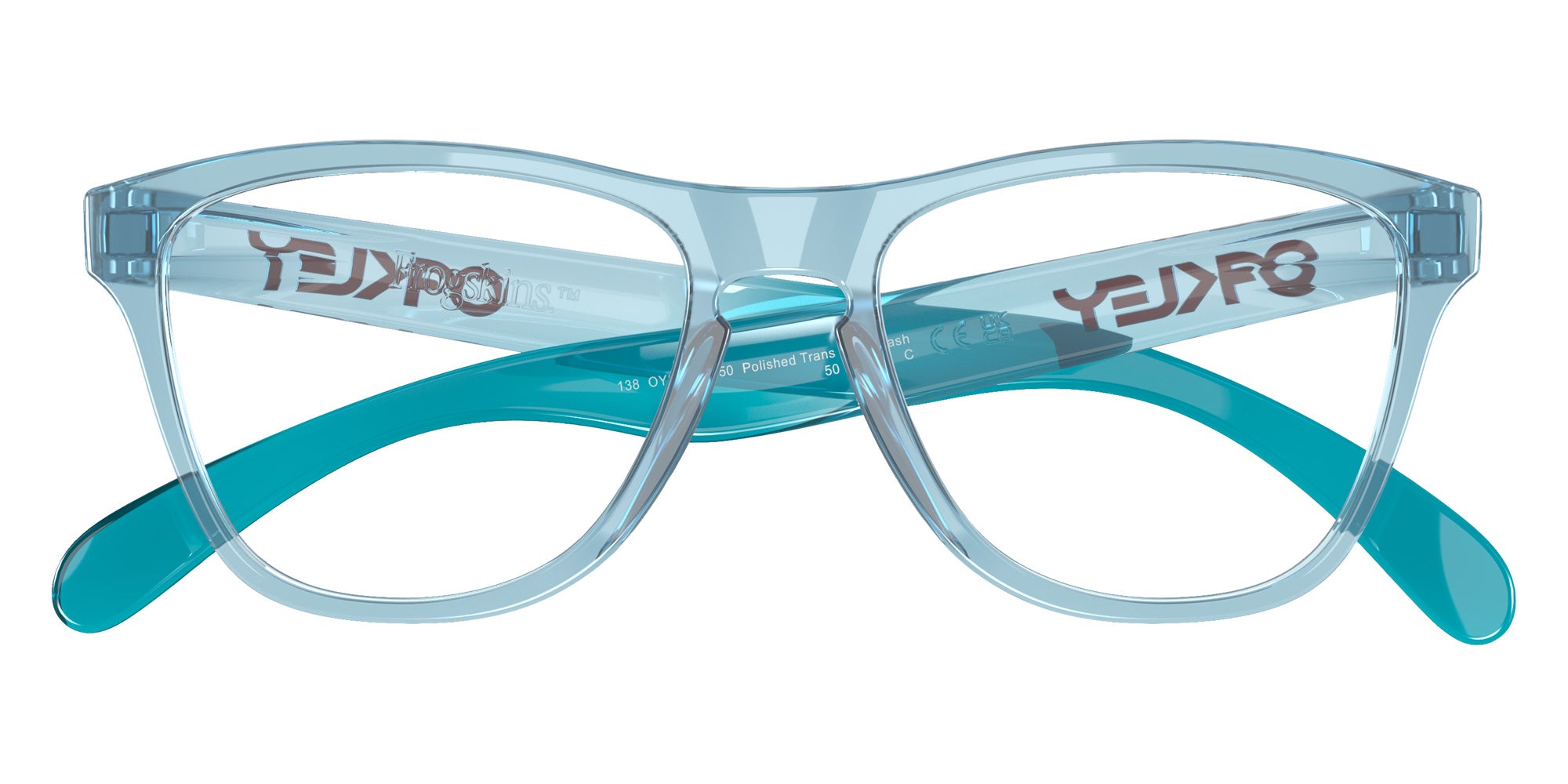 Oakley® OY8009 FROGSKINS XS RX OY8009 800910 48 Eyeglasses - Polished Translucent Stonewash