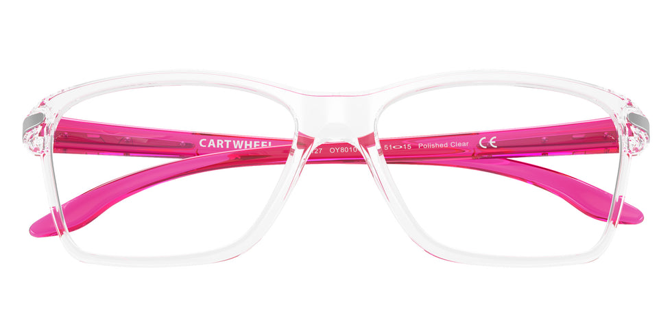 Oakley® OY8010 CARTWHEEL OY8010 801001 51 Eyeglasses - Polished Clear