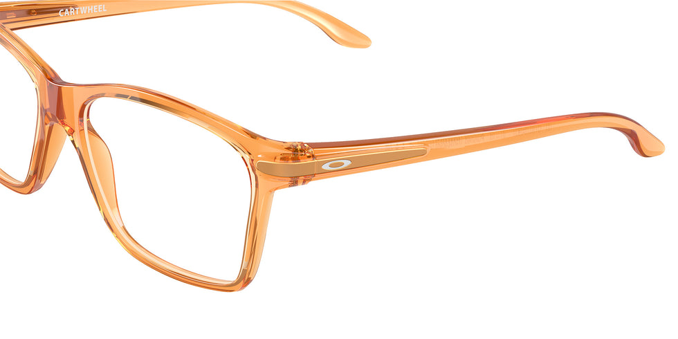 Oakley® OY8010 CARTWHEEL OY8010 801009 49 Eyeglasses - Polished Transparent Ginger
