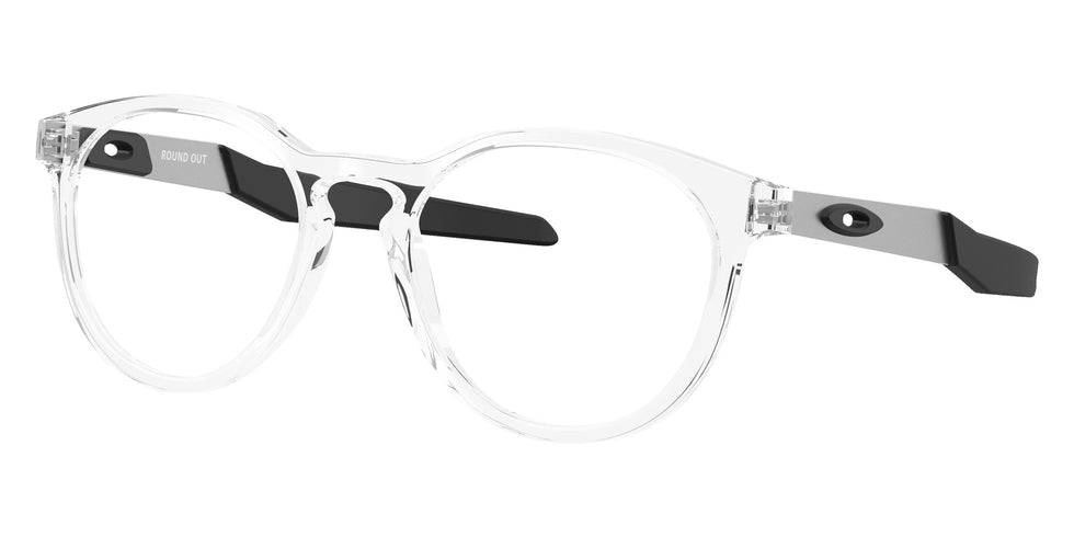 Oakley® OY8014 ROUND OUT OY8014 801402 48 Eyeglasses - Polished Clear