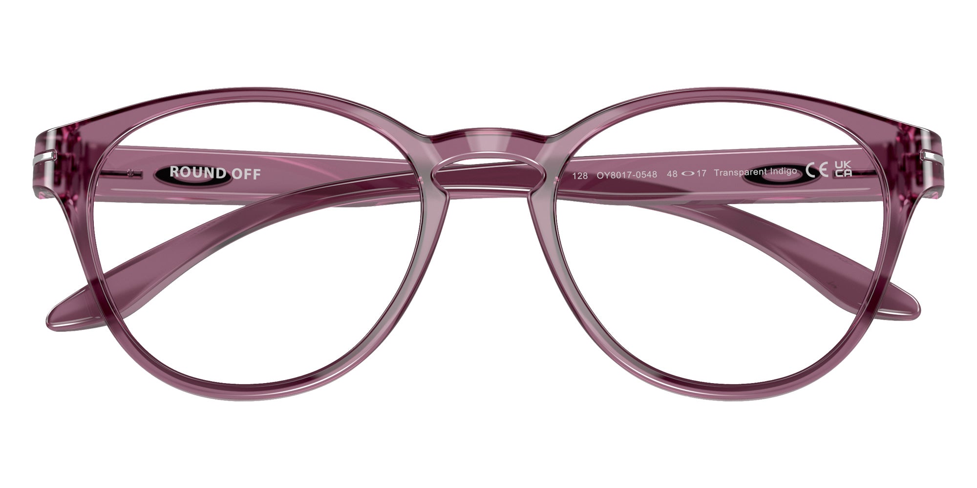 Oakley® OY8017 ROUND OFF OY8017 801705 48 Eyeglasses - Transparent Indigo