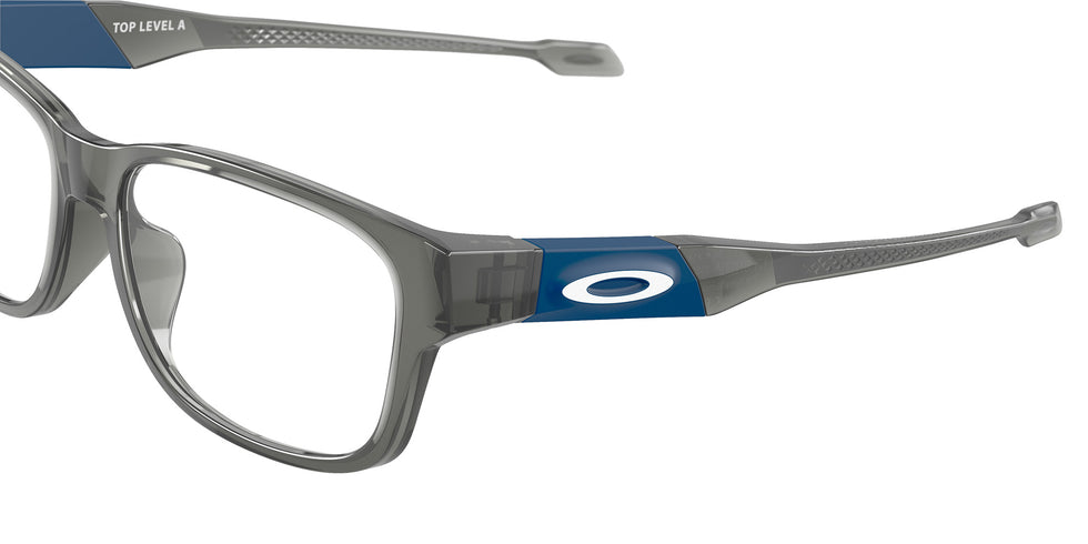 Oakley® OY8021A TOP LEVEL (A) OY8021A 802103 52 Eyeglasses - Polished Gray Smoke