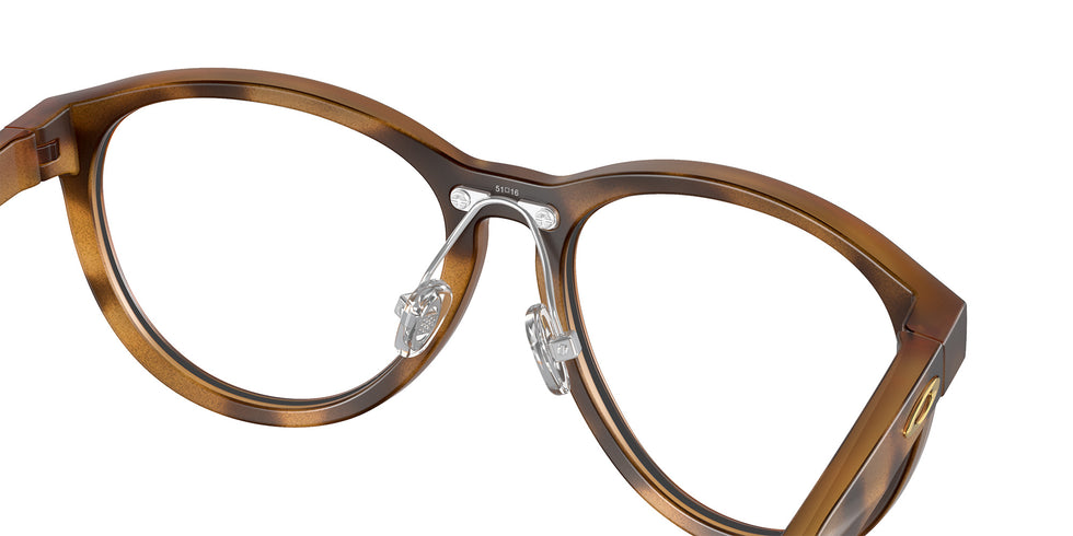 Oakley® OY8027D AGLOW OY8027D 802702 49 Eyeglasses - Satin Brown Tortoise