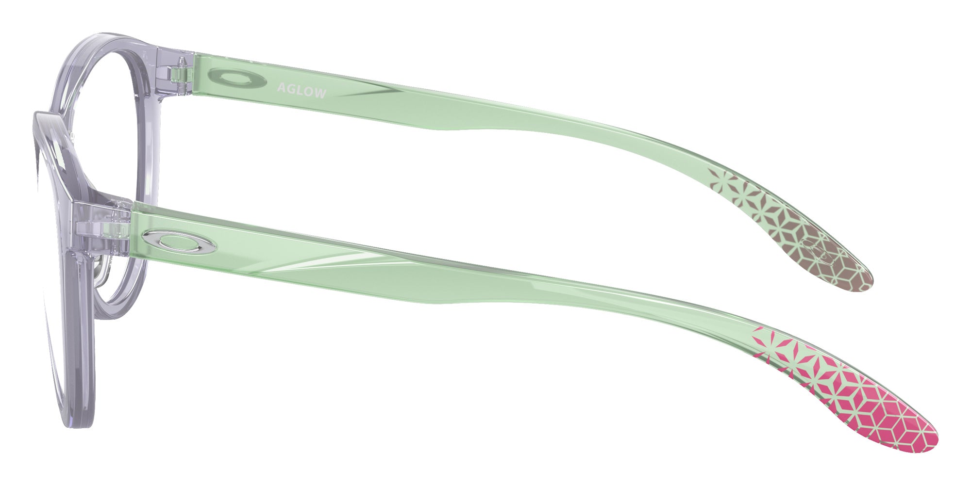Oakley® OY8027D AGLOW OY8027D 802704 49 Eyeglasses - Polished Trans Lilac