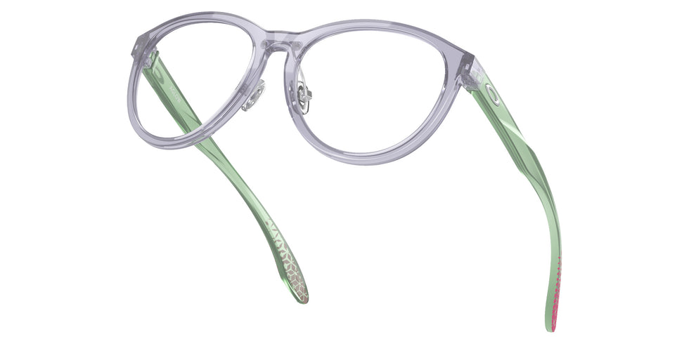 Oakley® OY8027D AGLOW OY8027D 802704 49 Eyeglasses - Polished Trans Lilac