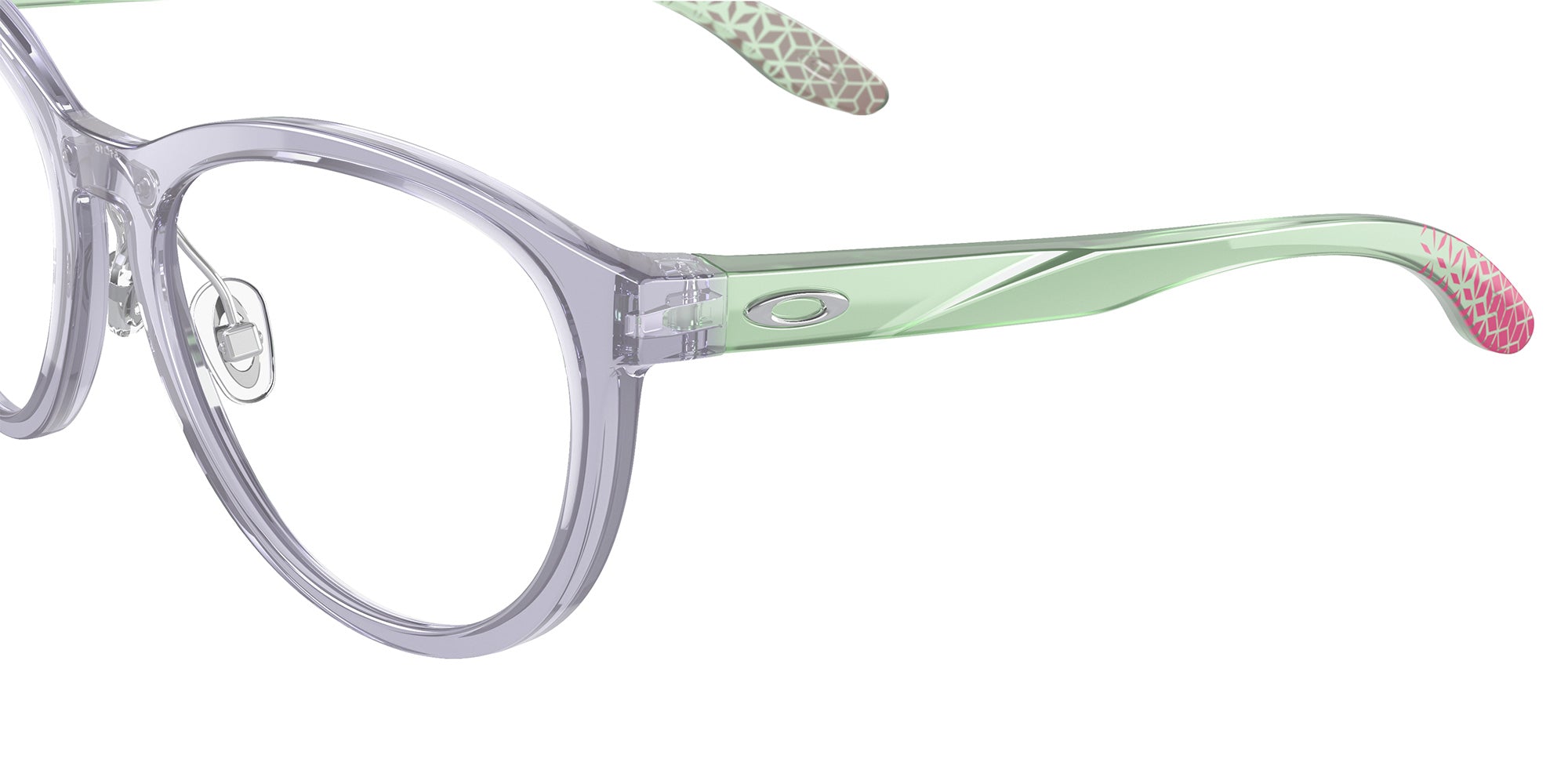 Oakley® OY8027D AGLOW OY8027D 802704 49 Eyeglasses - Polished Trans Lilac
