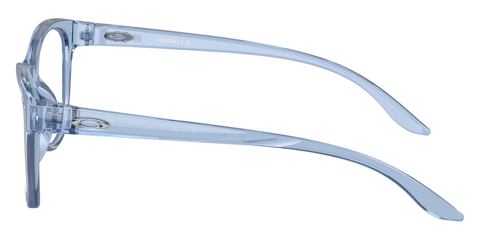 Oakley® OY8029F HUMBLY A OY8029F 802902 46 Eyeglasses - Polished Transparent Blue