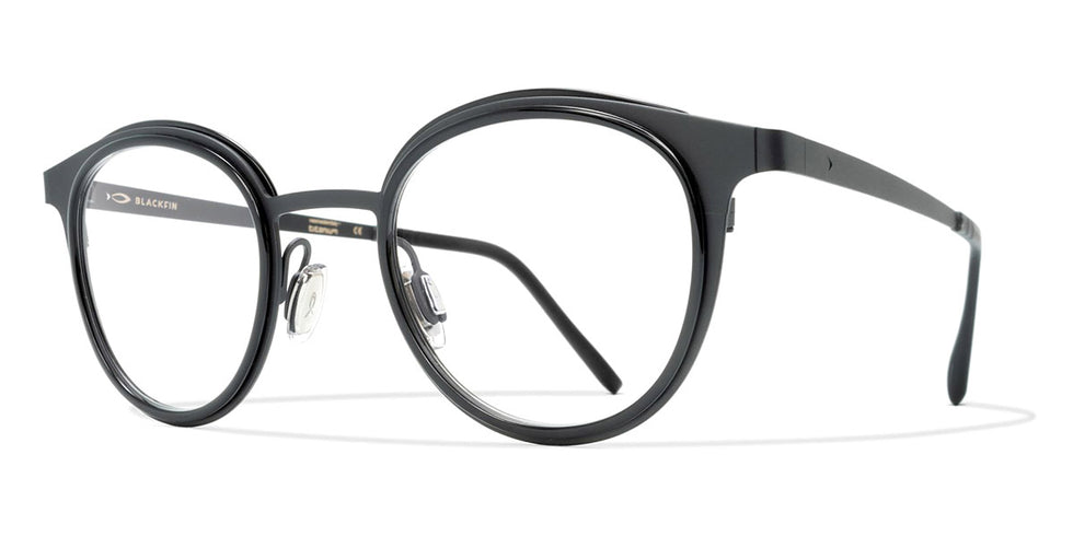 Blackfin® PALOS BLF PALOS 1082 45 - Black/Black Acetate Eyeglasses