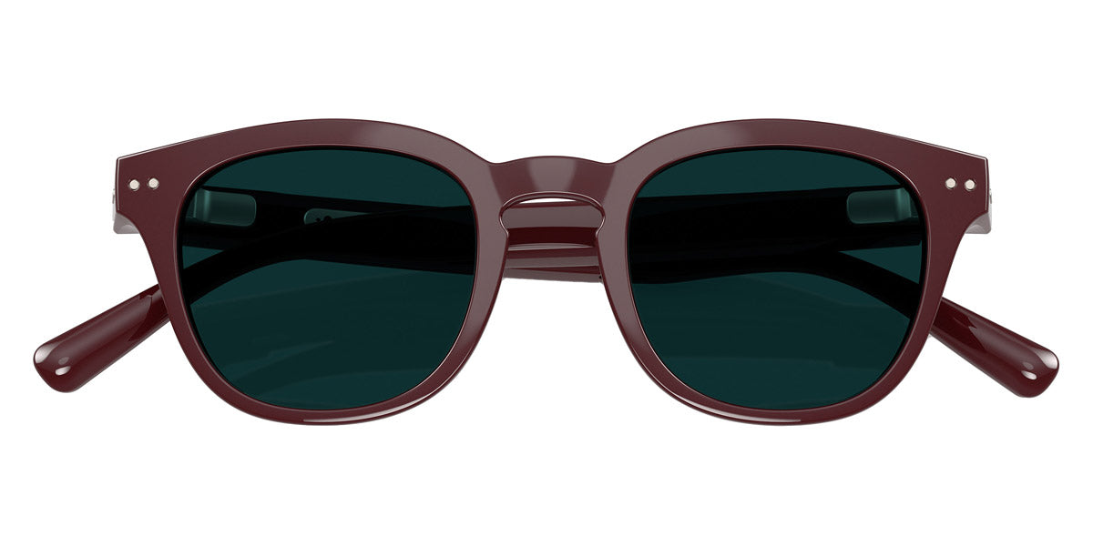 Nuance Audio® 0AW5002 NU 0AW5002 Shiny Burgundy/Clear To Emerald 48 - Shiny Burgundy/Clear To Emerald Sunglasses