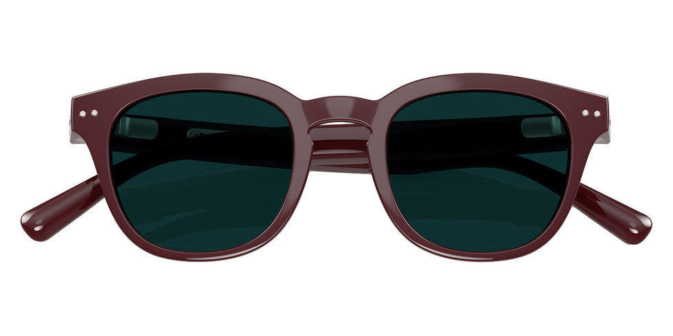 Nuance Audio® 0AW5002 NU 0AW5002 Shiny Burgundy/Clear To Emerald 48 - Shiny Burgundy/Clear To Emerald Sunglasses