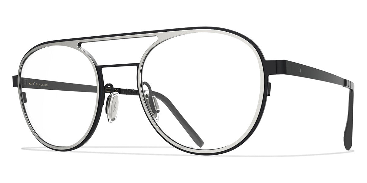 Blackfin® PEBBLE BEACH BLF PEBBLE BEACH 1462 50 - Black/Silver Eyeglasses