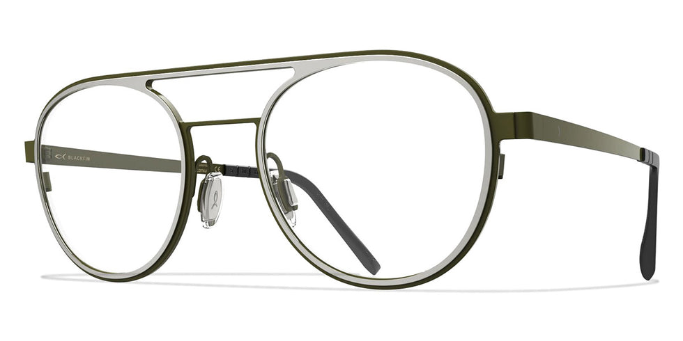 Blackfin® PEBBLE BEACH BLF PEBBLE BEACH 1464 50 - Green/Silver Eyeglasses