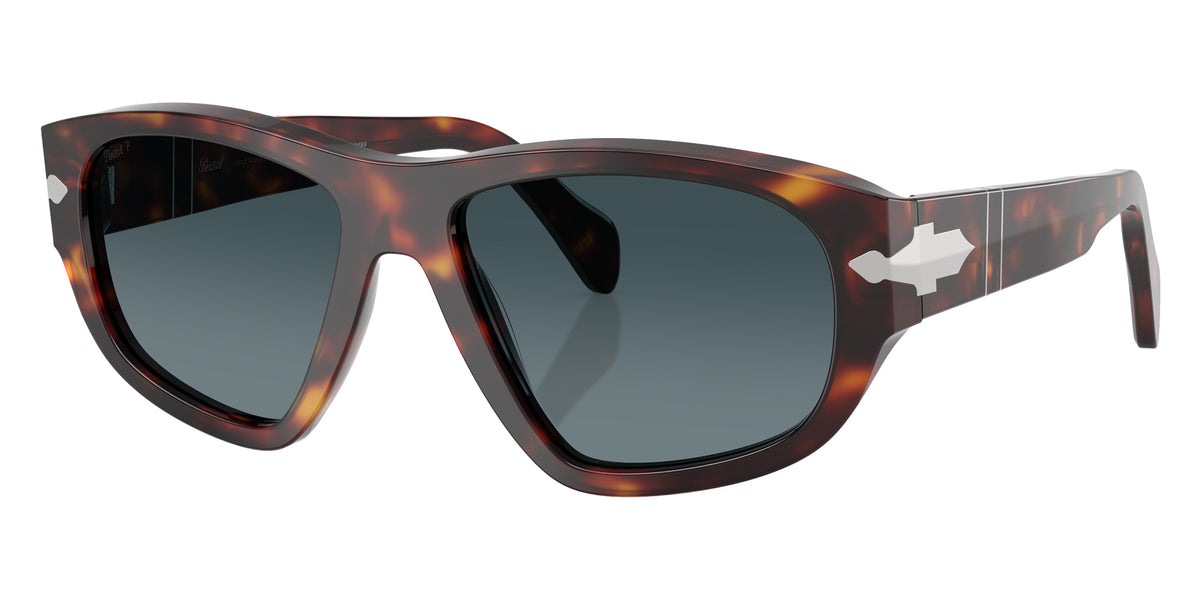 Persol® PO0050S Sunglasses PO0050S 24/S3 58 - Havana Light Blue Gradient Dar