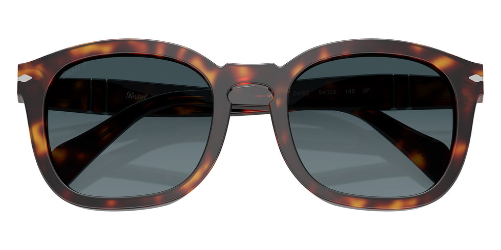 Persol® PO0082S Sunglasses PO0082S 24/S3 54 - Havana Light Blue Gradient Dar