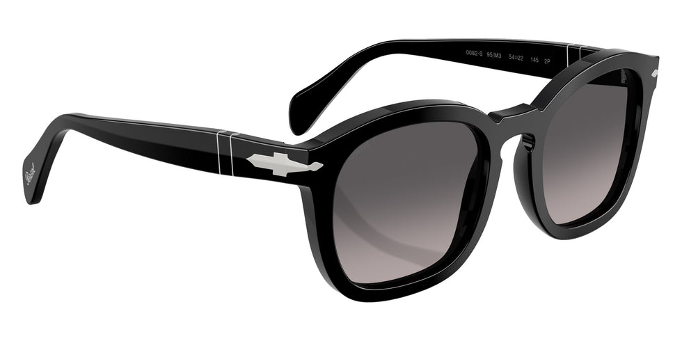 Persol® PO0082S Sunglasses PO0082S 95/M3 54 - Black Light Grey Gradient Dark