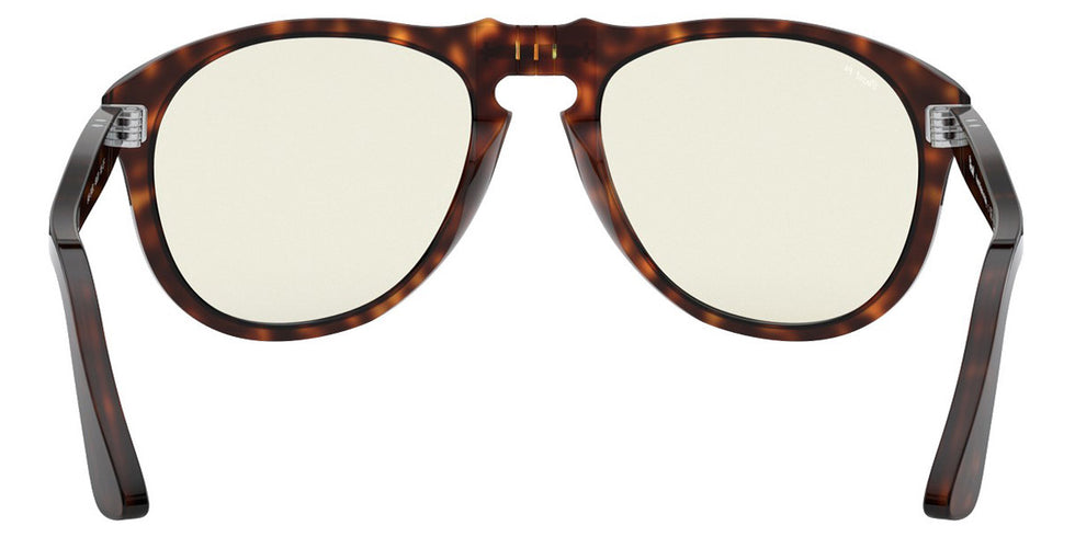 Persol® PO0649 PS PO0649 24/BL 54 - 24/BL Havana / Photochromic clear to grey with blue light filter Sunglasses