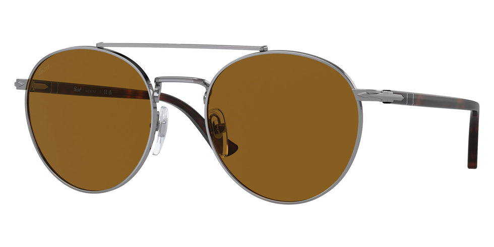 Persol® PO1011S PS PO1011S 513/33 52 - 513/33 Gunmetal / Brown Sunglasses