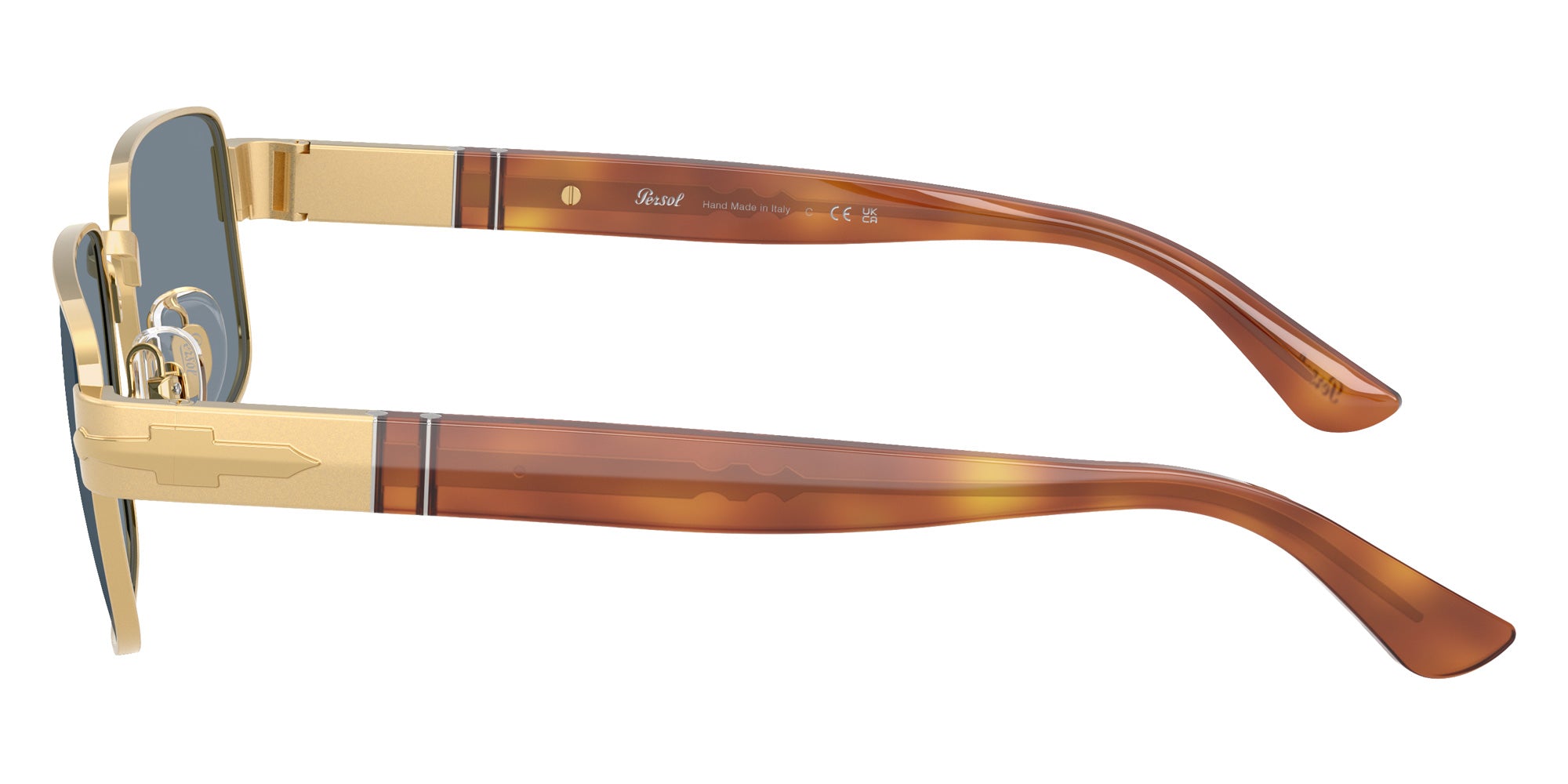 Persol® PO1022S Sunglasses PO1022S 113256 58 - Gold Light Blue