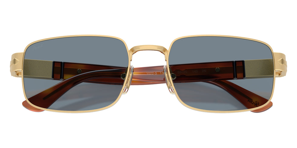 Persol® PO1022S Sunglasses PO1022S 113256 58 - Gold Light Blue