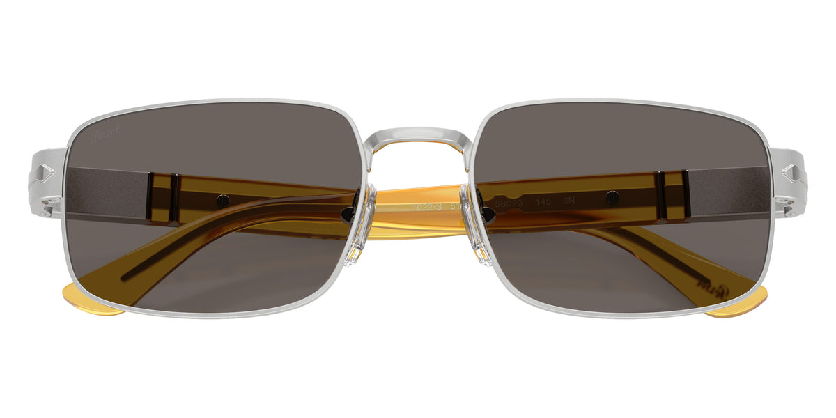 Persol® PO1022S Sunglasses PO1022S 518/B1 58 - Silver Dark Grey