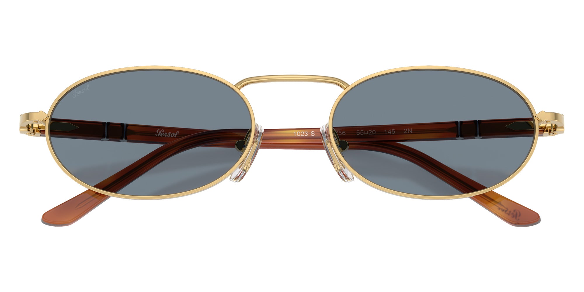Persol® PO1023S Sunglasses PO1023S 113256 55 - Gold Blue