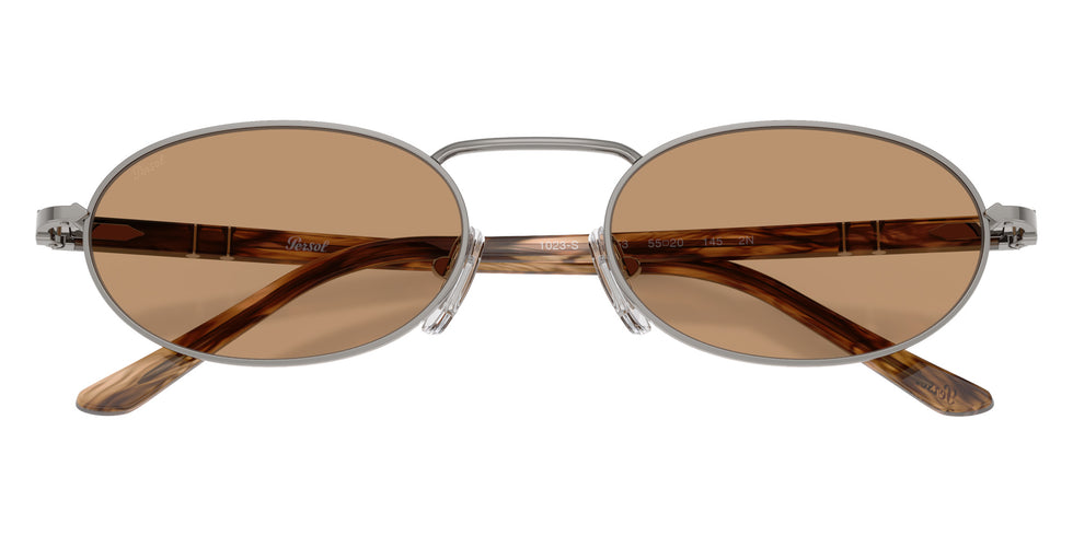Persol® PO1023S Sunglasses PO1023S 513/53 55 - Gunmetal Brown