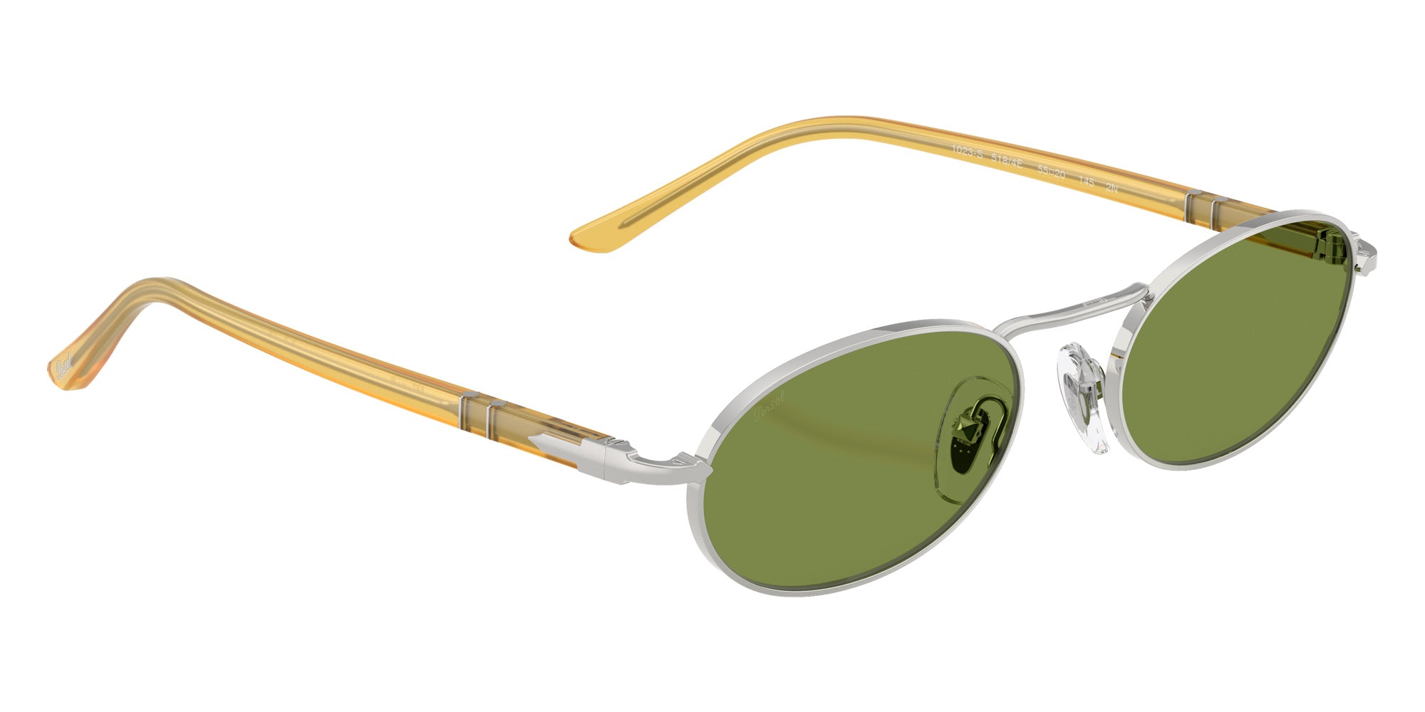 Persol® PO1023S Sunglasses PO1023S 518/4E 55 - Silver Green