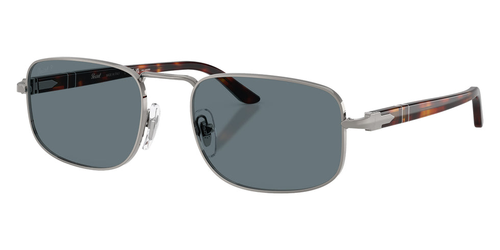 Persol® PO1027S Sunglasses PO1027S 513/3R 56 - Gunmetal Dark Blue Polar
